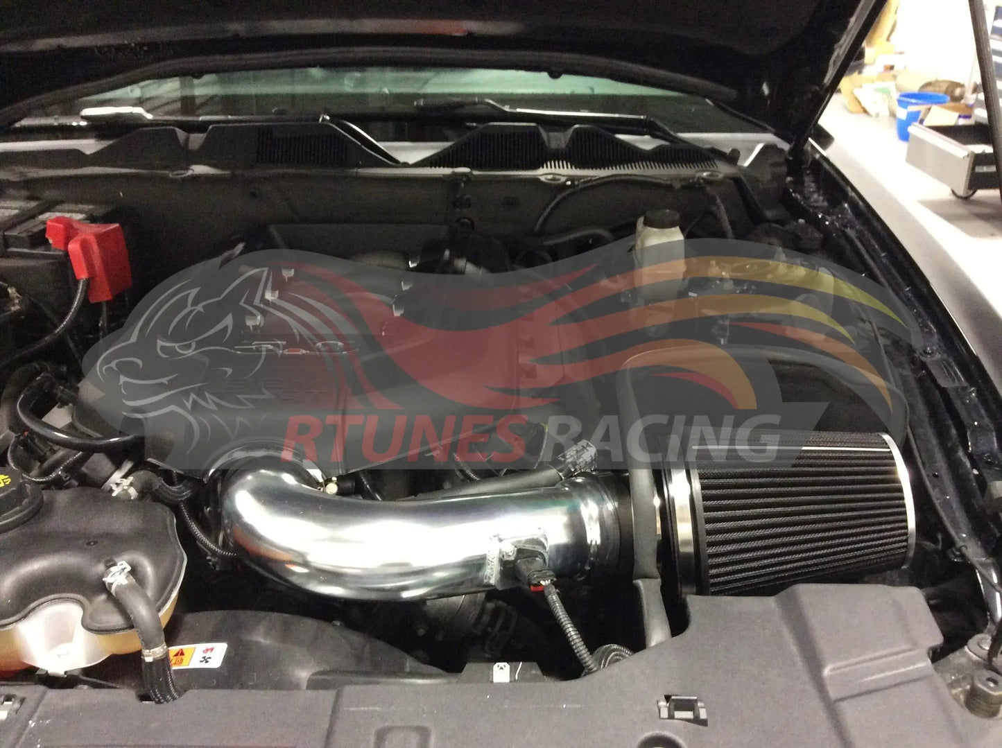 Heat Shield Air Intake Kit For 2011-2014 Ford Mustang 5.0L V8 | Rtunes Racing | HI-FD-06RD