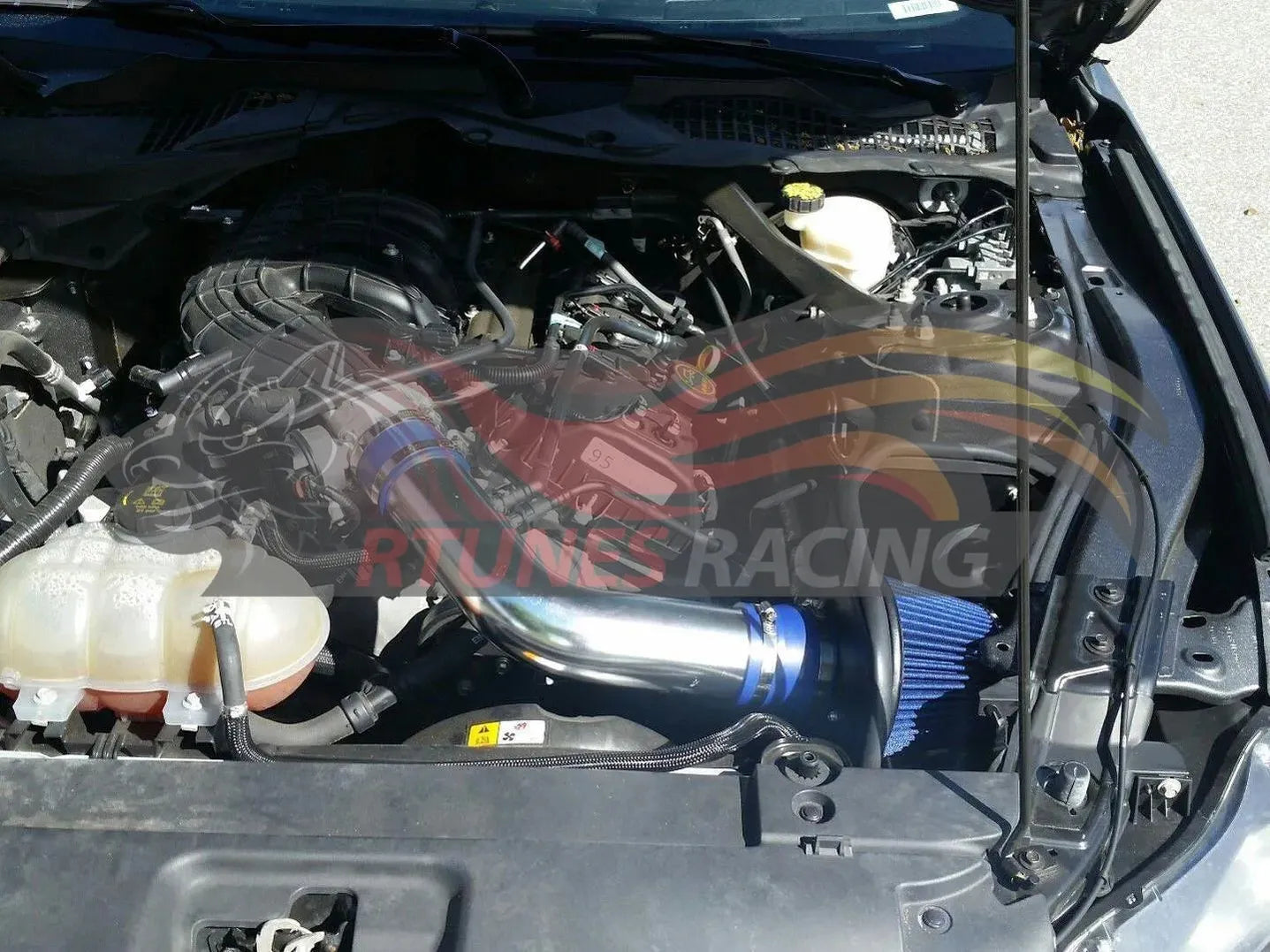 Heat Shield Air Intake Kit For 2015-2018 Ford Mustang 3.7L V6 | Rtunes Racing | HI-FD-07CK
