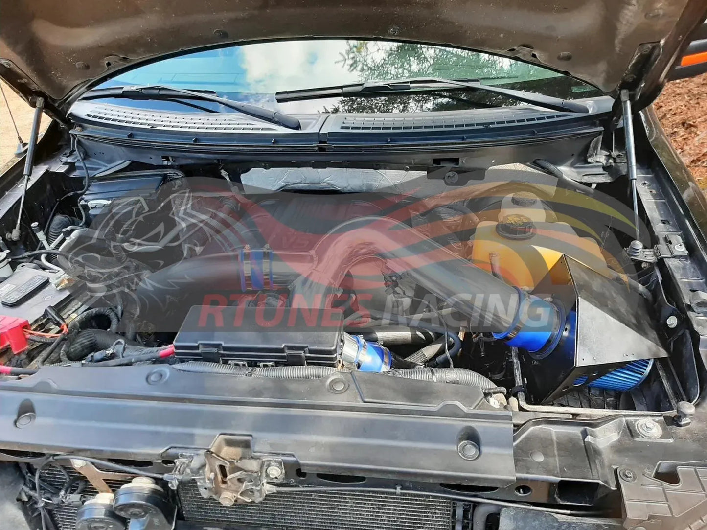 Heat Shield Air Intake Kit For 2012-2014 Ford F150 3.5L V6 Ecoboost | Rtunes Racing | HI-FD-08CK