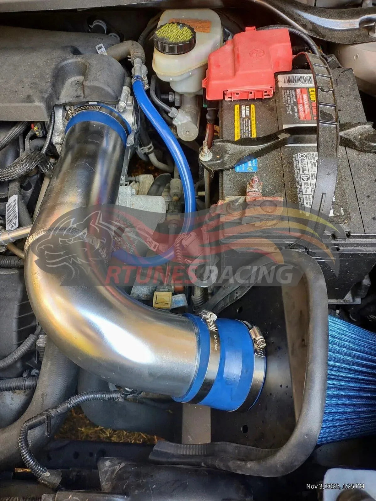 Heat Shield Air Intake Kit For 2011-2018 Ford Explorer 3.5L V6 | Rtunes Racing | HI-FD-10BL