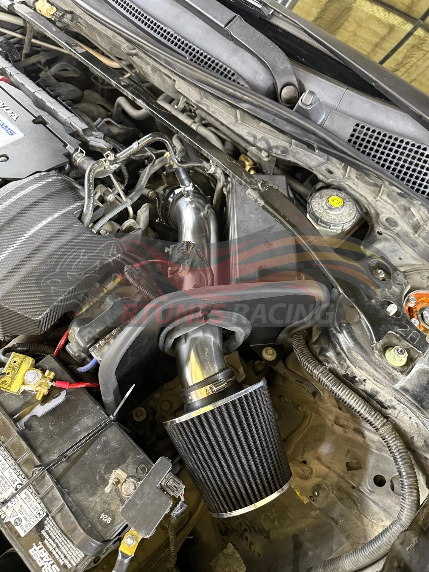 Heat Shield Air Intake Kit For 2013-2017 Honda Accord 2.4L L4 | Rtunes Racing | HI-HD-01RD