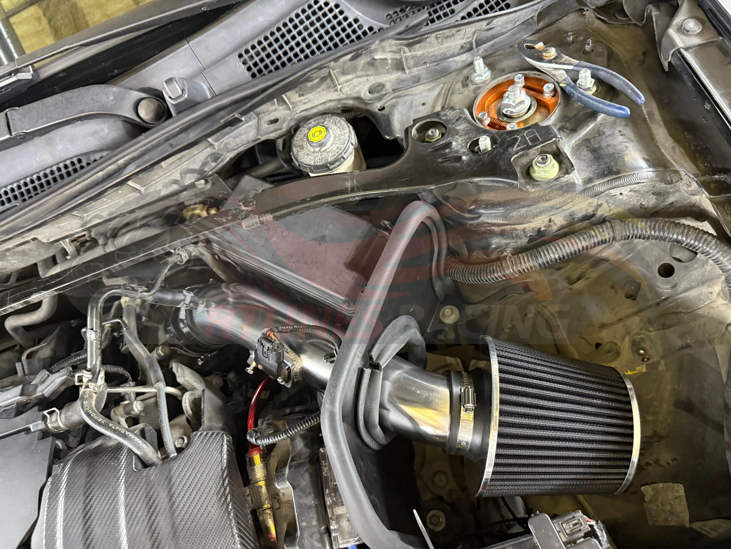 Heat Shield Air Intake Kit For 2013-2017 Honda Accord 2.4L L4 | Rtunes Racing | HI-HD-01RD