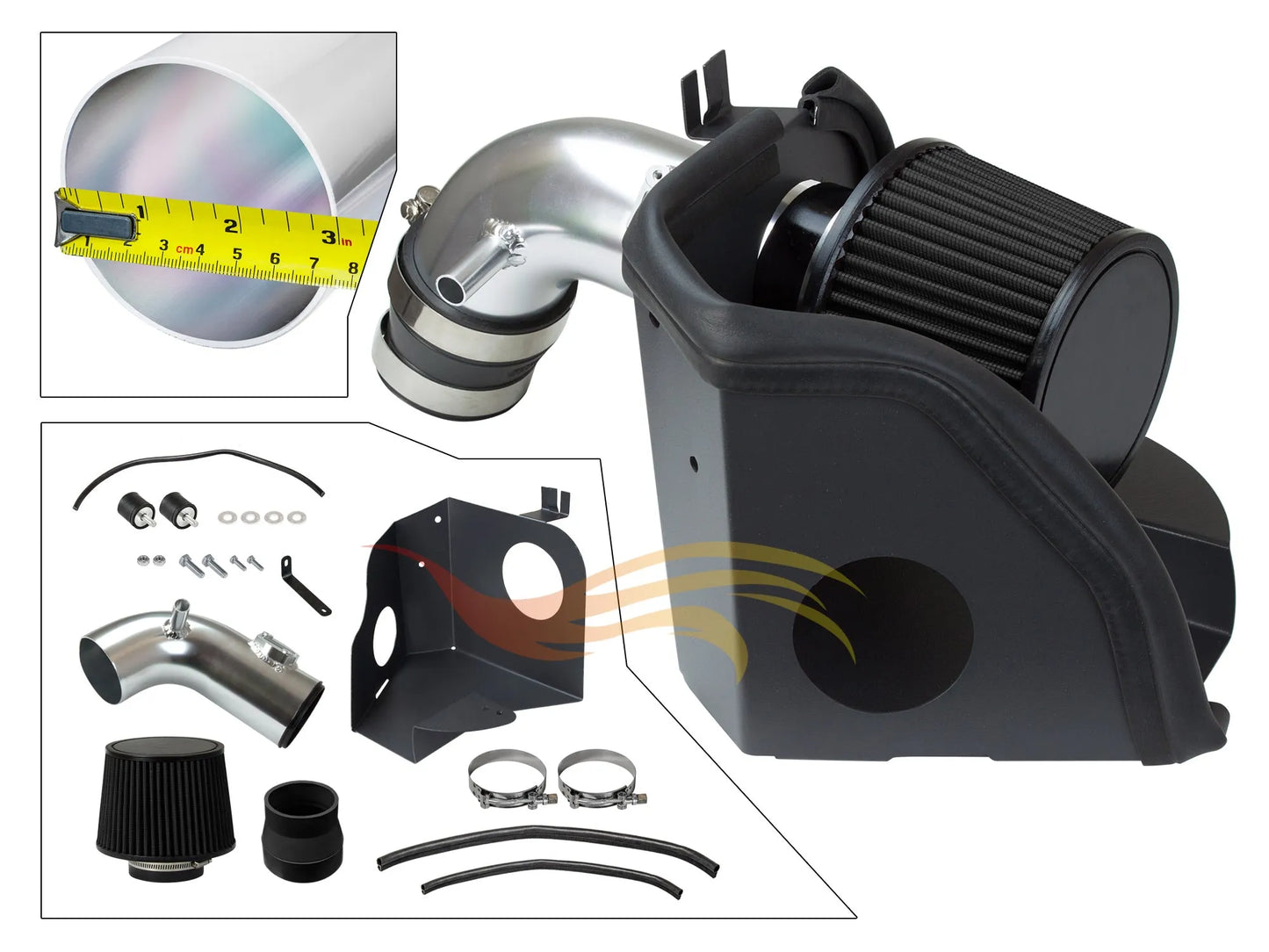 Heat Shield Intake For 06-11 Honda Civic 1.8L HI-HD-02CK