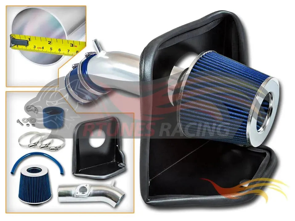 Heat Shield Air Intake Kit For 2014-2018 Mazda 3, Mazda 6 2.5L L4 | Rtunes Racing | HI-MZ-01BL