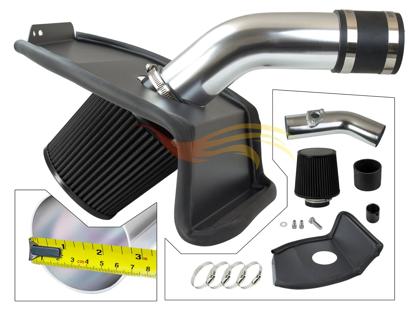 Heat Shield Intake For 15-20 Wrx Sti 2.5L Turbo HI-SB-01CK