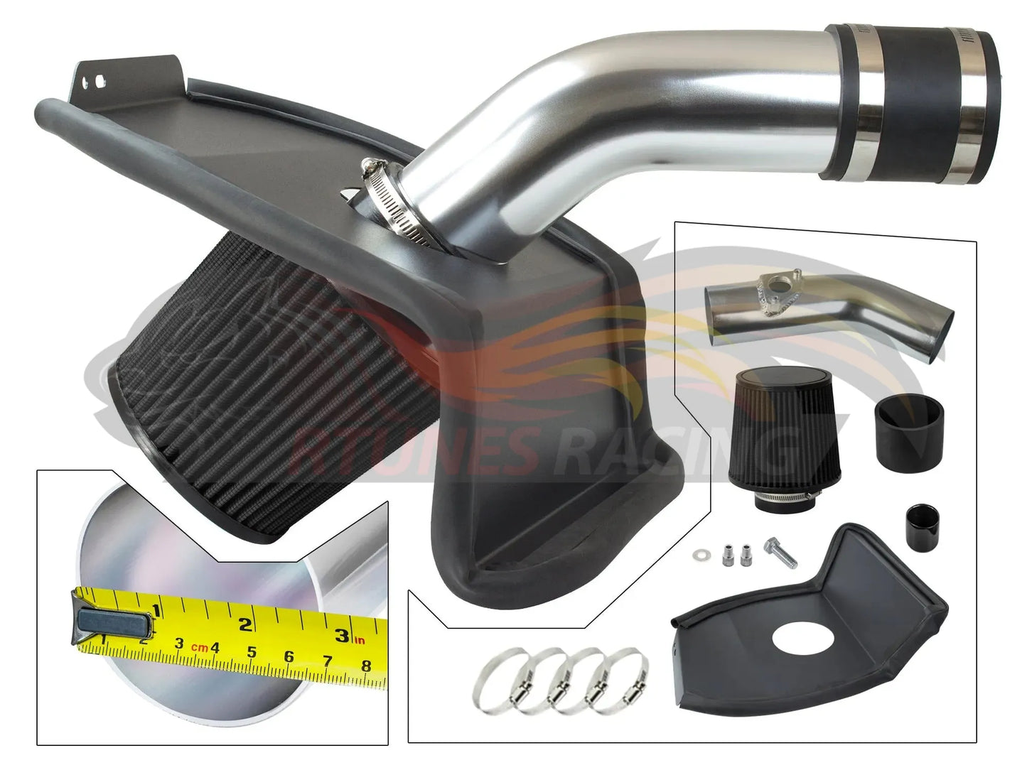 Heat Shield Air Intake Kit For 2015-2020 Wrx Sti 2.5L Turbo | Rtunes Racing | HI-SB-01CK