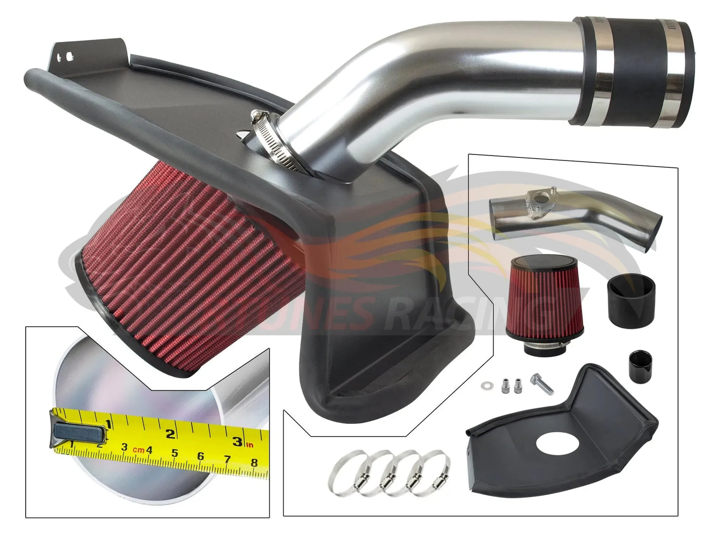 Heat Shield Air Intake Kit For 2015-2020 Wrx Sti 2.5L Turbo | Rtunes Racing | HI-SB-01RD