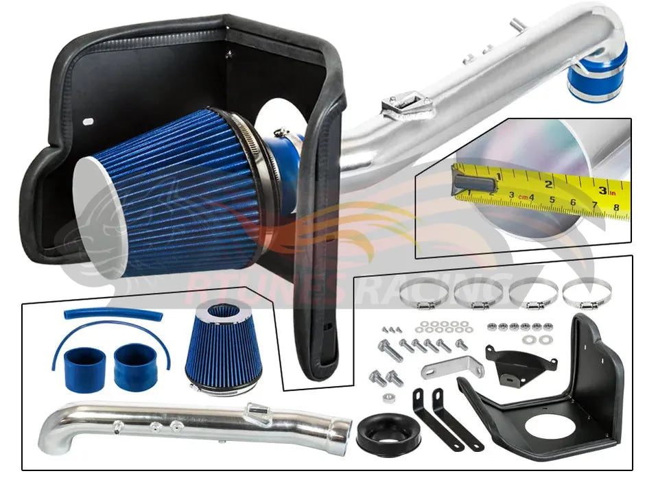 Heat Shield Air Intake Kit For 2005-2020 Toyota Tacoma 2.7L | Rtunes Racing | HI-TY-04BL