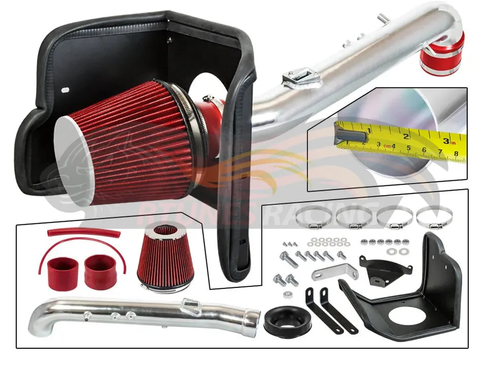 Heat Shield Air Intake Kit For 2005-2020 Toyota Tacoma 2.7L | Rtunes Racing | HI-TY-04RD