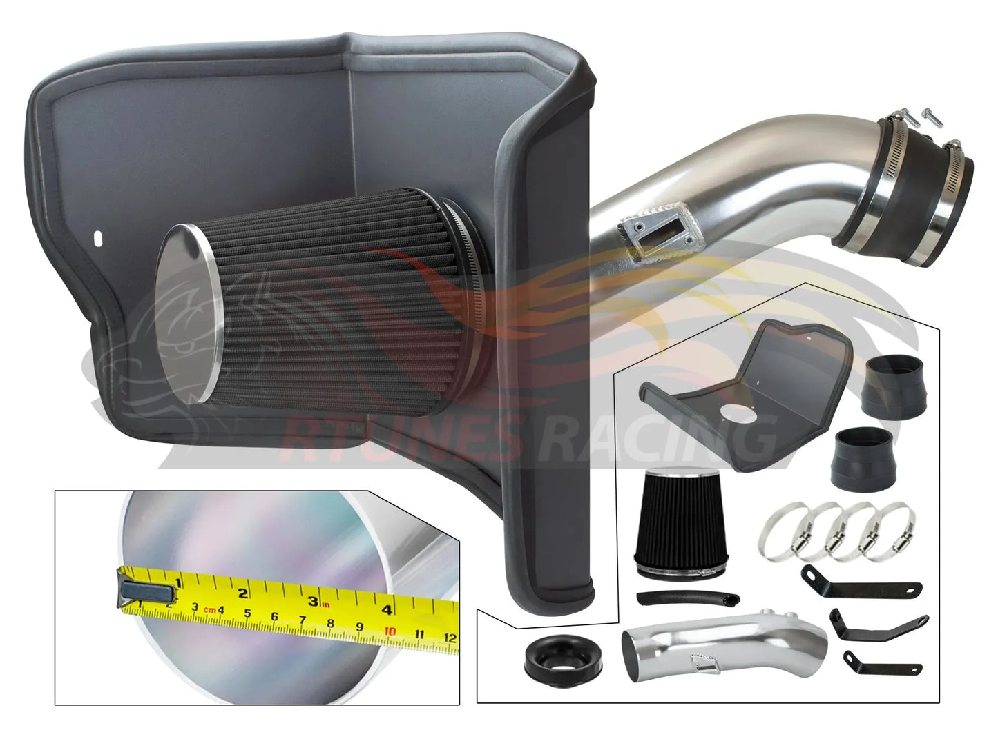 Heat Shield Air Intake Kit For 2012-2020 Toyota Tundra/Sequoia 5.7L V8 | Rtunes Racing | HI-TY-05CK