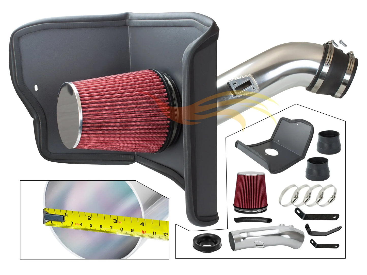 Heat Shield Intake For 12-20 Toyota Tundra/Sequoia 5.7L V8 HI-TY-05RD