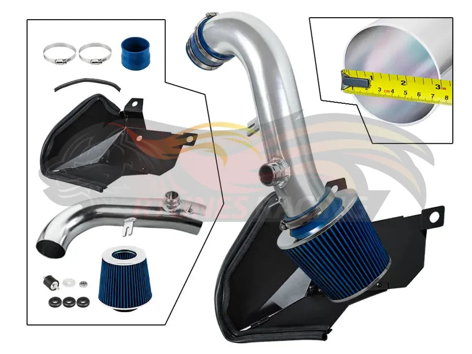Heat Shield Air Intake Kit For 2015-2020 VW Golf 1.8T, GTI 2.0L, Jetta Gli/Audi A3, Audi A3 Quattro | Rtunes Racing | HI-VW-01BL