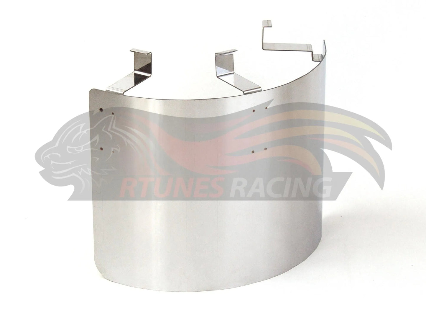 Universal Air Intake Cone Filter Shield Heat Stainless Steel Cover - Chrome | Rtunes Racing | HSHIELD001-SV