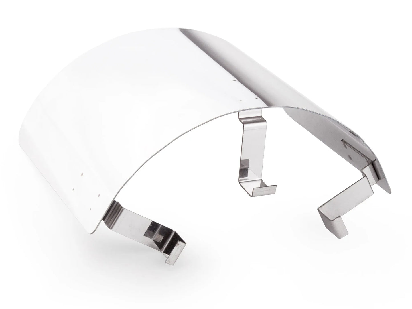 Universal Air Intake Cone Filter Shield Heat Stainless Steel Cover - Chrome