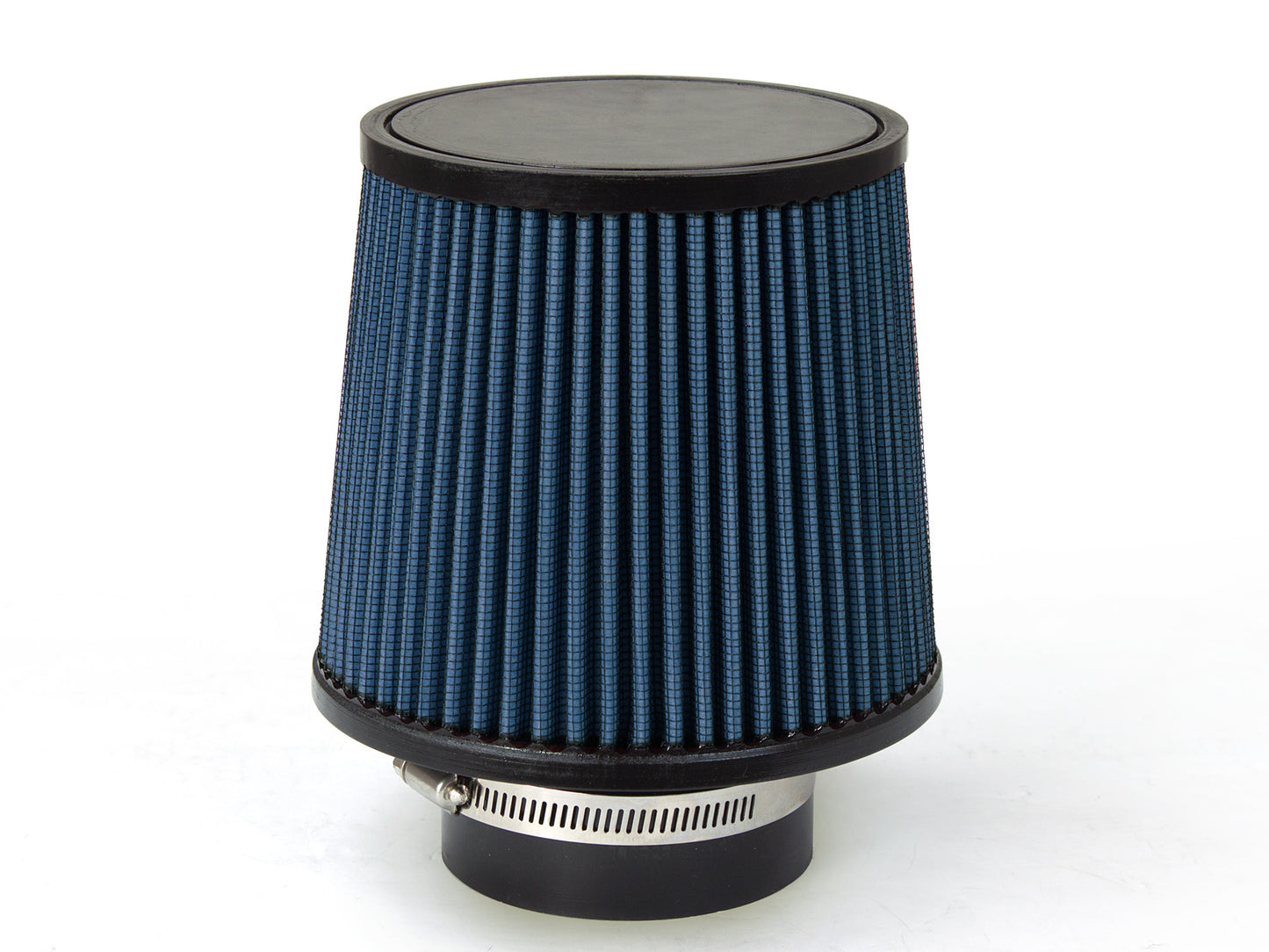 3” Inch (76mm) Universal Clamp-On Air Filter – Dry Washable Cone Intake Replacement | Rtunes Racing | BLUE MTAF3B
