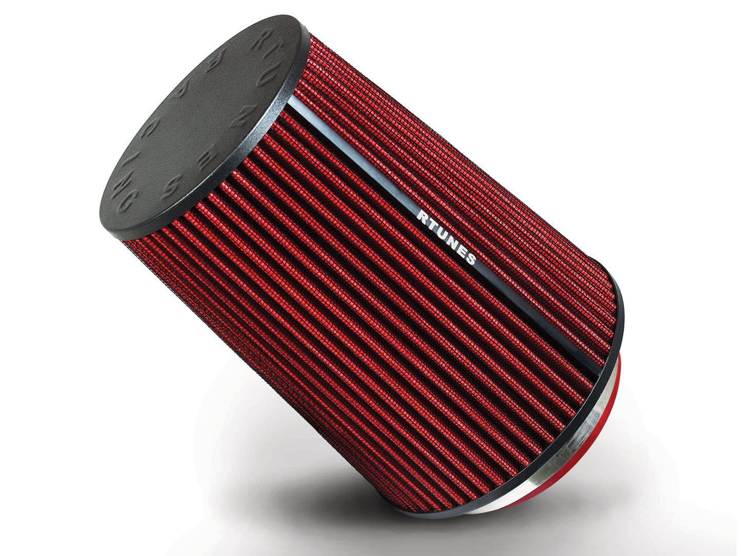 Rtunes RED 4" 102 mm Inlet Truck Cone Air Filter RAFL4R