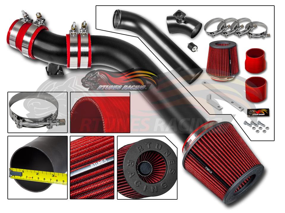 Cold Air Intake Kit For 1992-1998 BMW E36 3 Series 2.3L/2.5L I6 | Rtunes Racing | RCI-BM-01BK