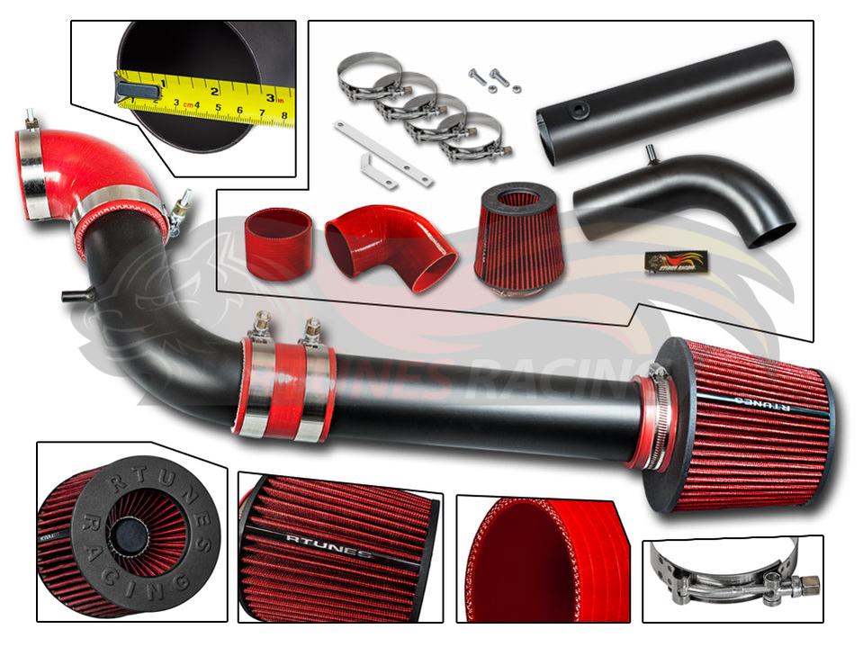 Cold Air Intake For 97-03 Chevrolet S10 / GMC Sonoma / 97-00 Isuzu Hombre 2.2L I4 RCI-CH-05BK