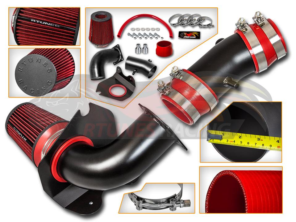 Cold Air Intake Kit For 1994-1995 Ford Mustang GT 5.0L V8 | Rtunes Racing | RCI-FD-02BK