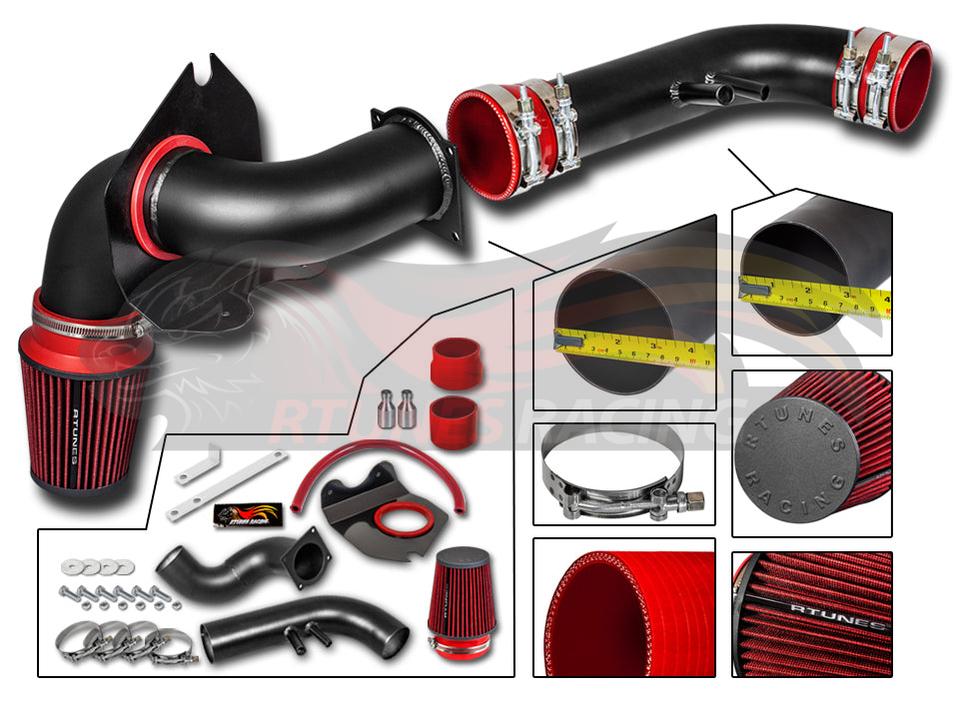 Cold Air Intake Kit For 1996-2004 Ford Mustang GT 4.6L V8 | Rtunes Racing | RCI-FD-05BK