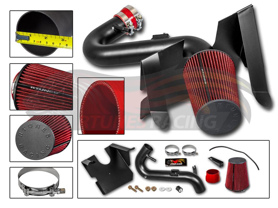 Cold Air Intake Kit For 2005-2009 Ford Mustang 4.0L V6 | Rtunes Racing | RCI-FD-08BK