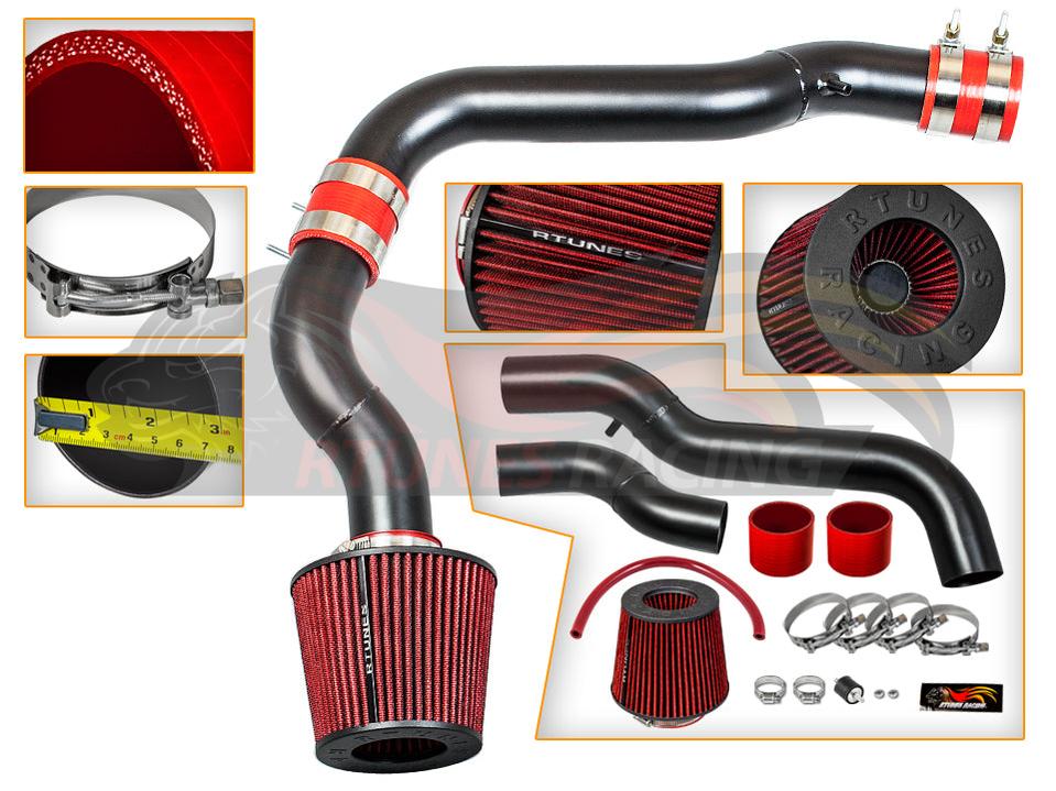 Cold Air Intake Kit For 1988-1991 Honda Crx/Civic EX Si 1.6L I4 | Rtunes Racing | RCI-HD-01BK