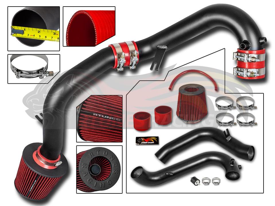 Cold Air Intake For 01-05 Honda Civic Ex/Lx/Dx 1.7L I4 At RCI-HD-09BK
