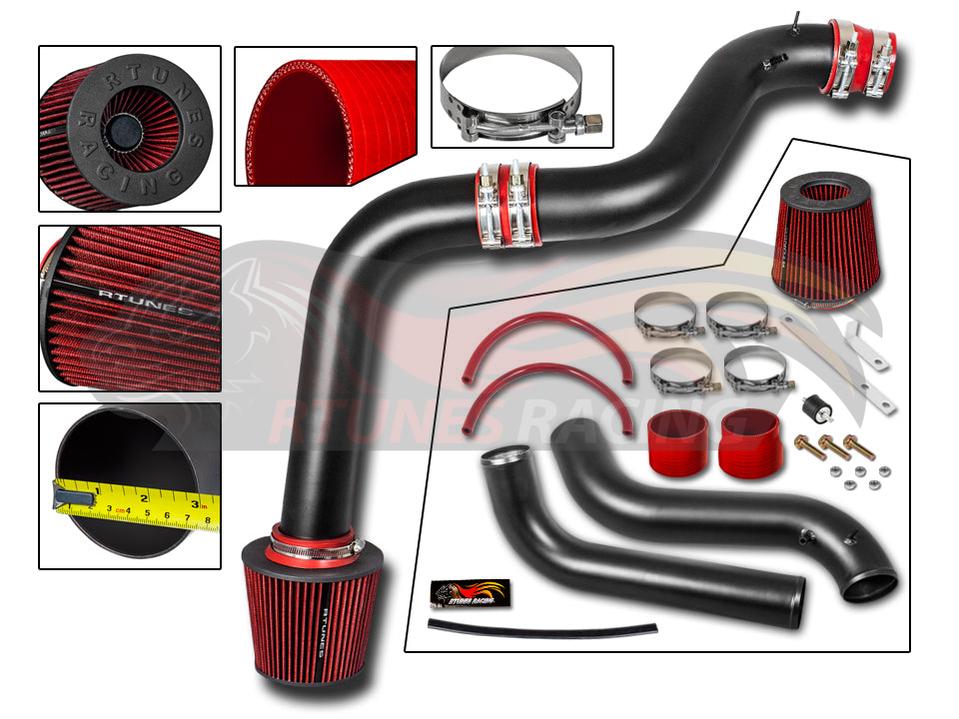 Cold Air Intake Kit For 1992-1996 Honda Prelude 2.2L 2.3L I4 | Rtunes Racing | RCI-HD-12BK