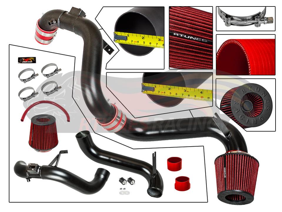 Cold Air Intake Kit For 2012-2015 Honda Civic 1.8L I4 | Rtunes Racing | RCI-HD-17BK
