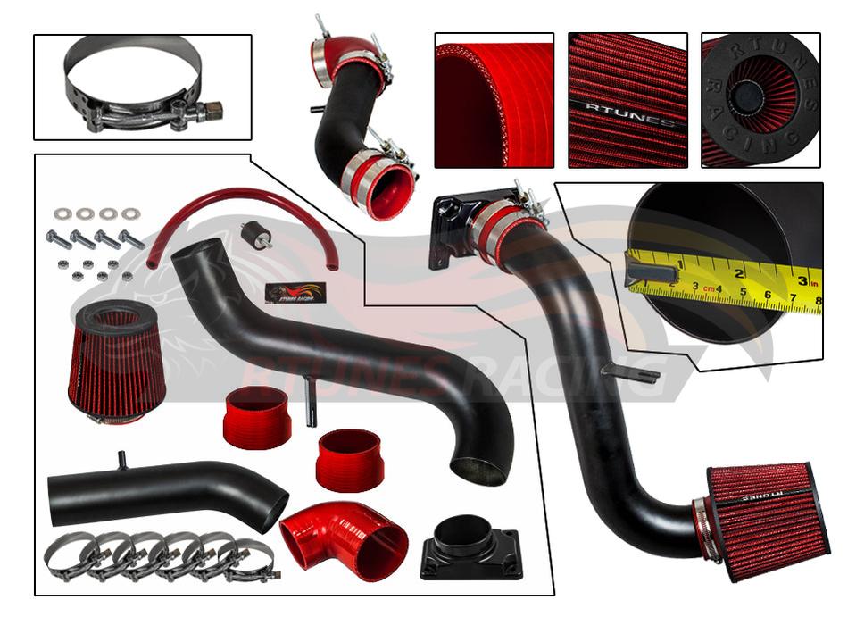 Cold Air Intake Kit For 2001-2005 Chrysler Sebring, 2001-2005 Dodge Stratus Coupe, 2000-2005 Mitsubishi Eclipse, 1999-2003 Mitsubishi Galant 2.4L I4 3.0L V6 | Rtunes Racing | RCI-MT-02BK