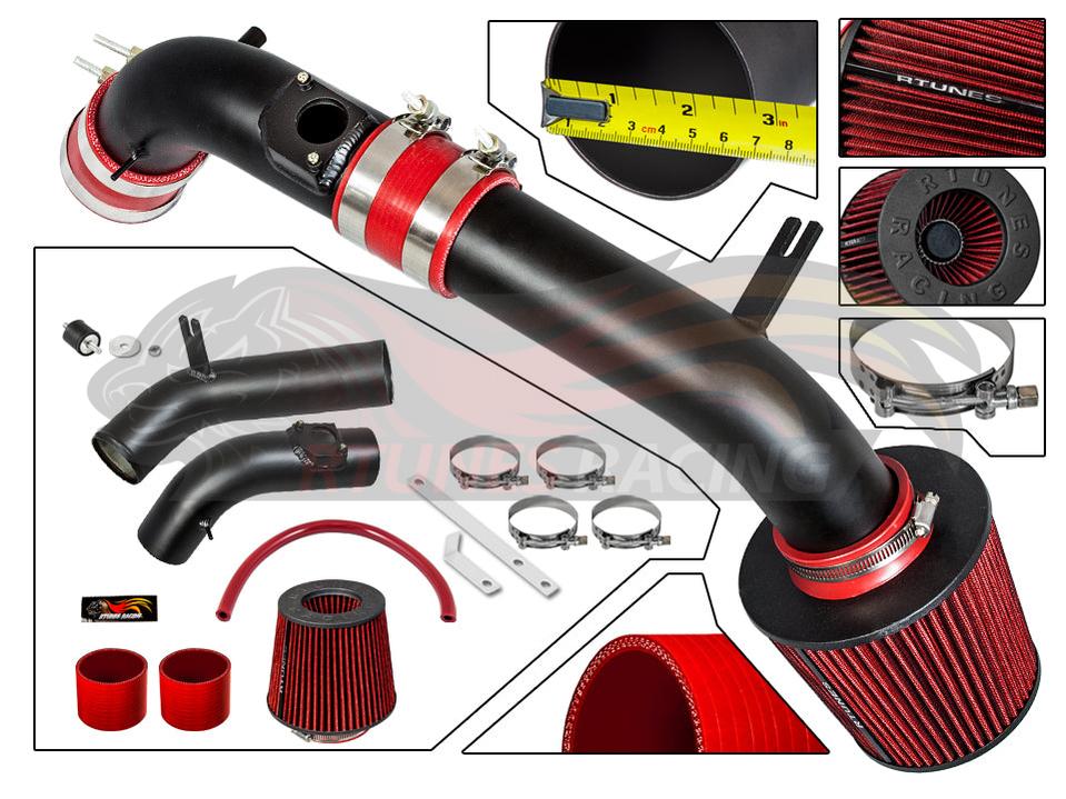 Cold Air Intake Kit For 2004-2008 2003-2008 Mazda 6 L4 2.3L | Rtunes Racing | RCI-MZ-03BK