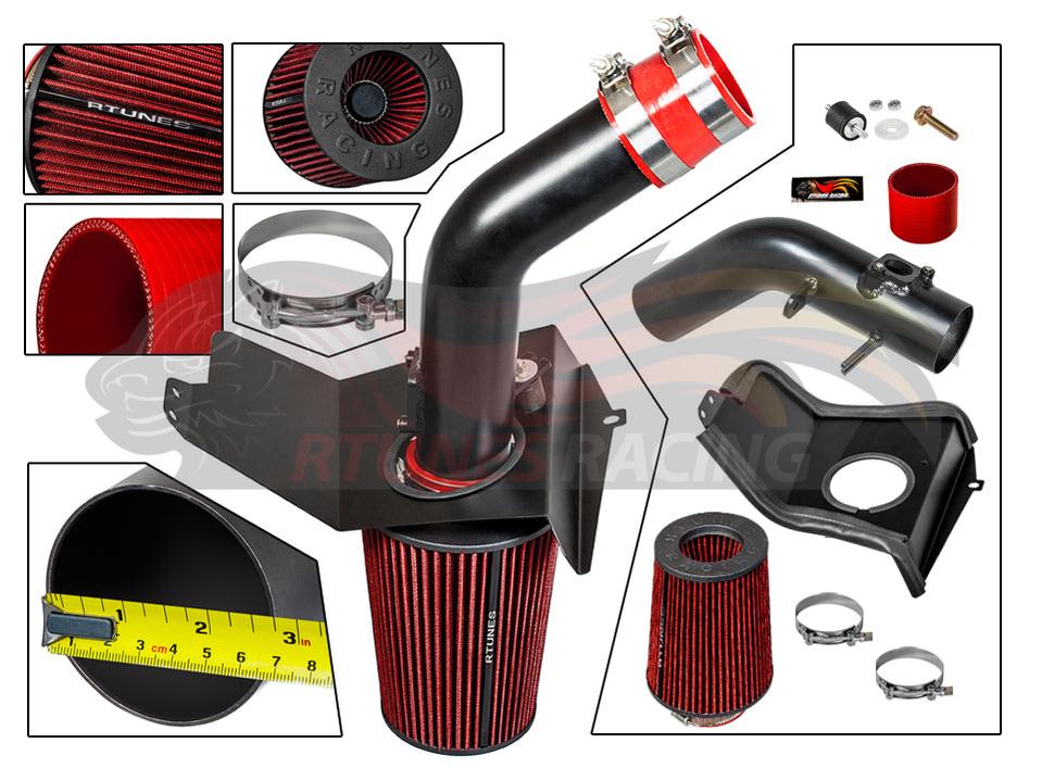 Cold Air Intake Kit For 2008-2014 Subaru WRX/STI 2.5L Turbo | Rtunes Racing | RCI-SB-03BK