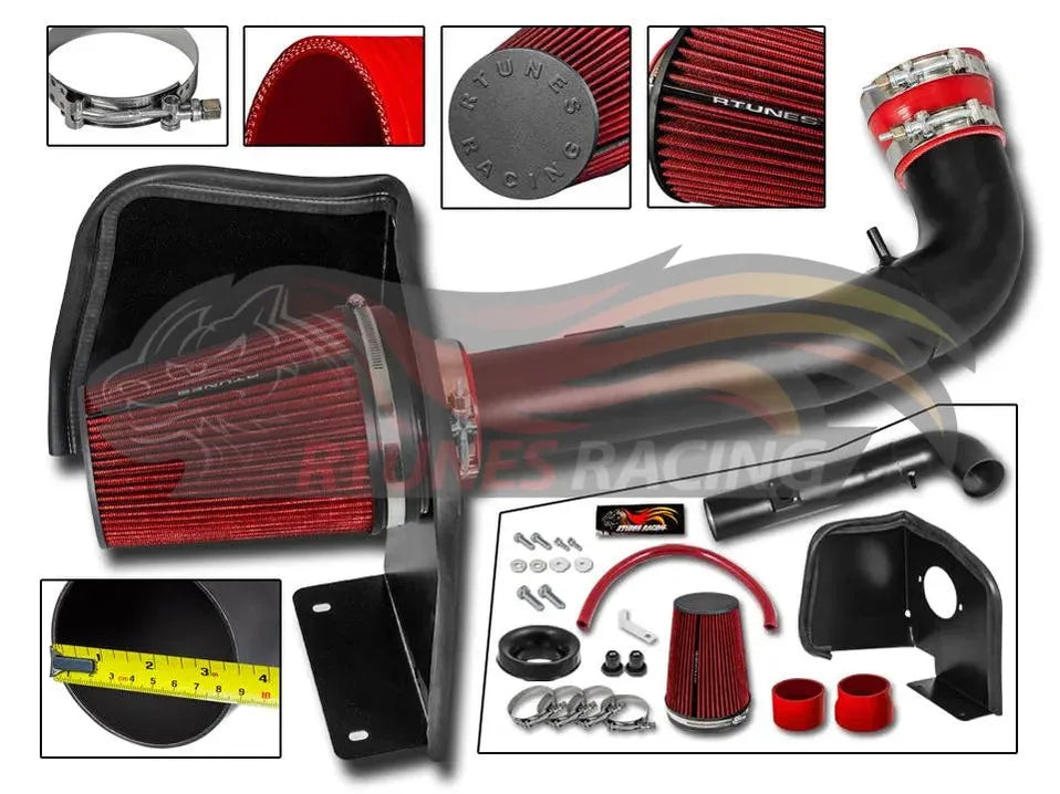 Heat Shield Air Intake Kit For 2009-2014 Chevrolet GMC Cadillac V8 4.8L/5.3L/6.0L/6.2L | Rtunes Racing | RHI-CD-03BK