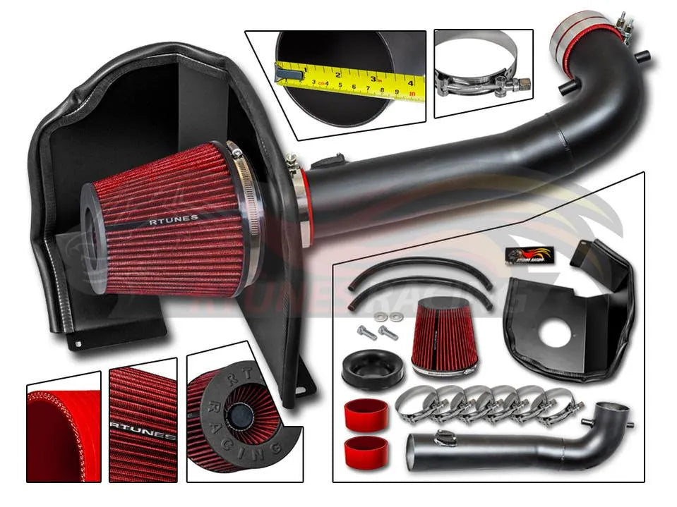 Heat Shield Intake For 14-18 Silverado/Sierra 1500 & 15-20 Escalade/Suburban/ Tahoe/Yukon V8 RHI-CD-04BK