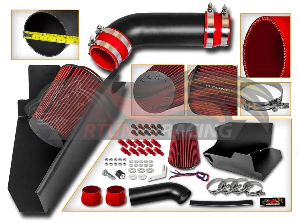 Heat Shield Air Intake Kit For 1996-2000 Chevy C/K 1500/2500/3500 V8 5.0L/5.7L | Rtunes Racing | RHI-CH-03BK
