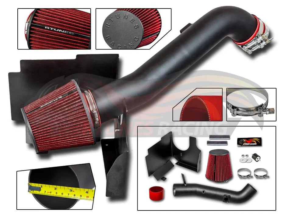 Heat Shield Intake For 01-04 Chevy Silverado 2500/3500 6.6L Diesel Fit For LB7 Engine Only RHI-CH-04BK