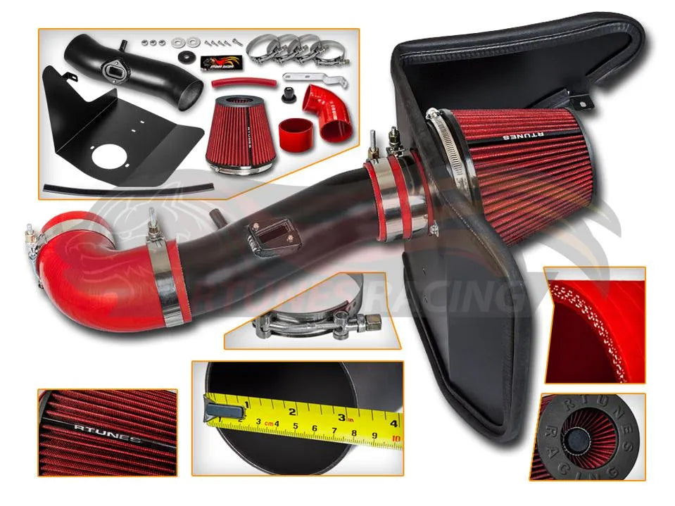 Heat Shield Intake For 12-15 Chevy Camaro V6 3.6L RHI-CH-07BK