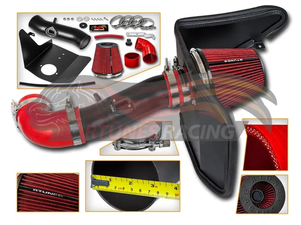 Heat Shield Air Intake Kit For 2012-2015 Chevy Camaro V6 3.6L | Rtunes Racing | RHI-CH-07BK