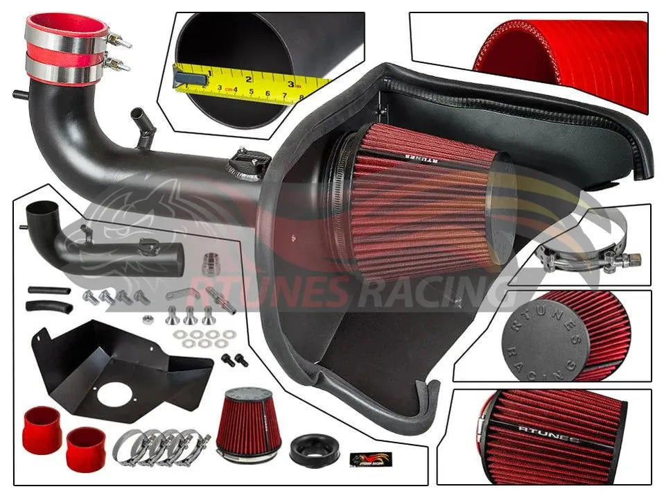 Heat Shield Air Intake Kit For 2016-2021 Camaro 3.6L V6 | Rtunes Racing | RHI-CH-10BK