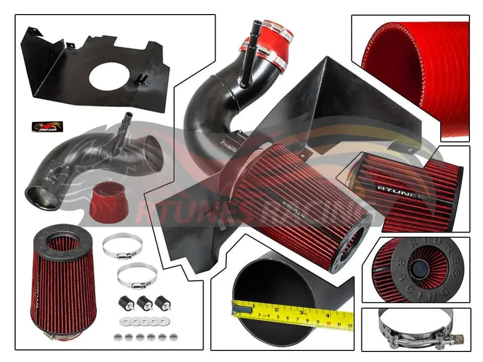Heat Shield Air Intake Kit For 2016-2021 Camaro 2.0T Turbo | Rtunes Racing | RHI-CH-11BK