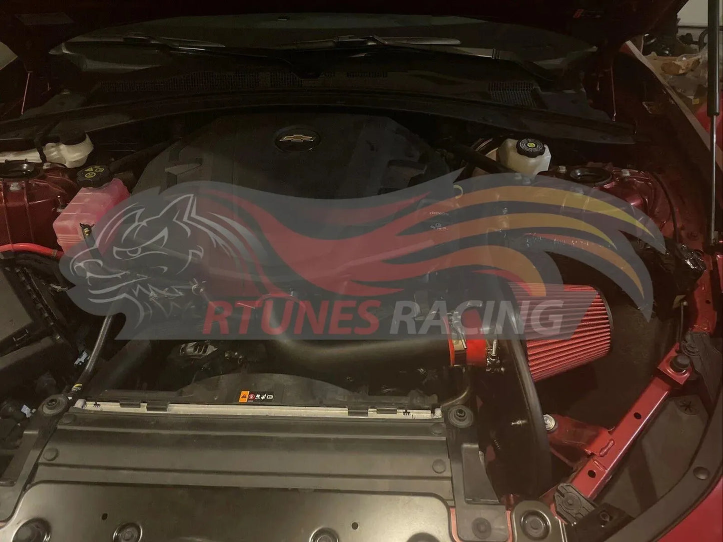 Heat Shield Air Intake Kit For 2016-2021 Chevy Camaro 3.6L V6 | Rtunes Racing | HI-CH-10RD