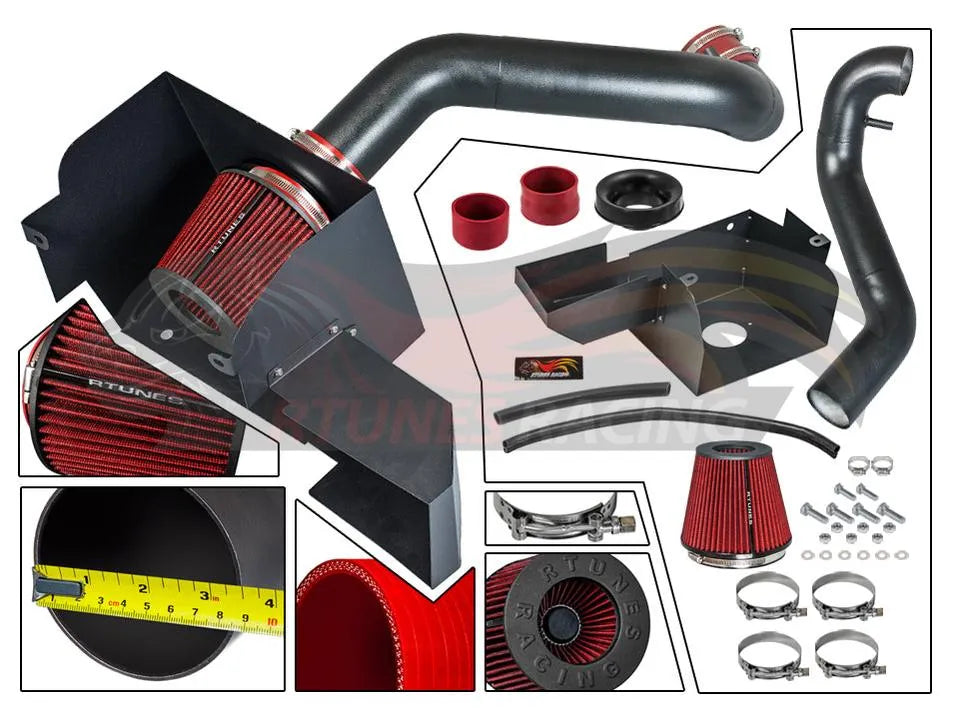 Heat Shield Intake For 13-18 Dodge 1500 / Ram 1500 3.6L V6 / 19 Dodge 1500 Classic / 19-21 Ram 1500 Classic 3.6L V6 RHI-DG-14BK