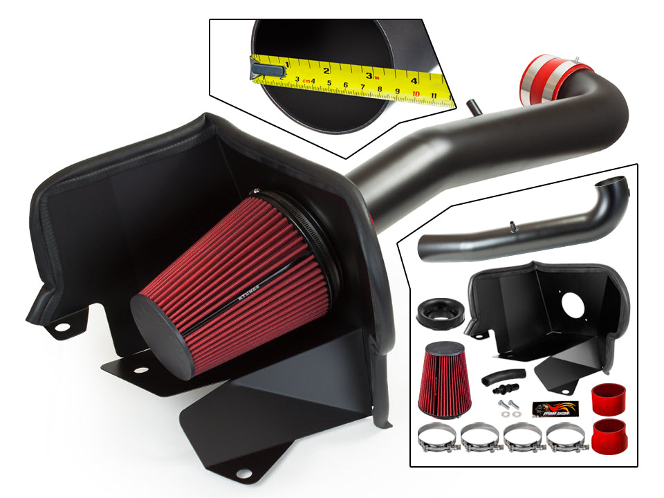Heat Shield Intake For 19-24 Ram 1500 3.6L V6 (No Classic) RHI-DG-16BK