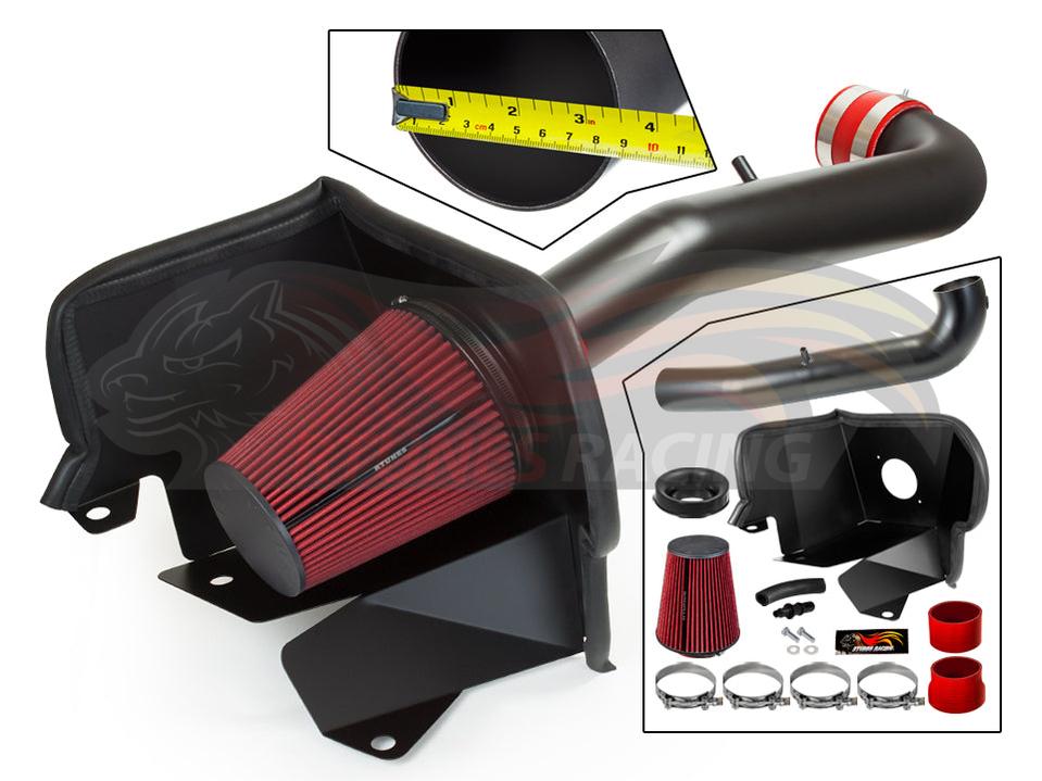 Heat Shield Air Intake Kit For 2019-2024 Ram 1500 3.6L V6 (No Classic) | Rtunes Racing | RHI-DG-16BK