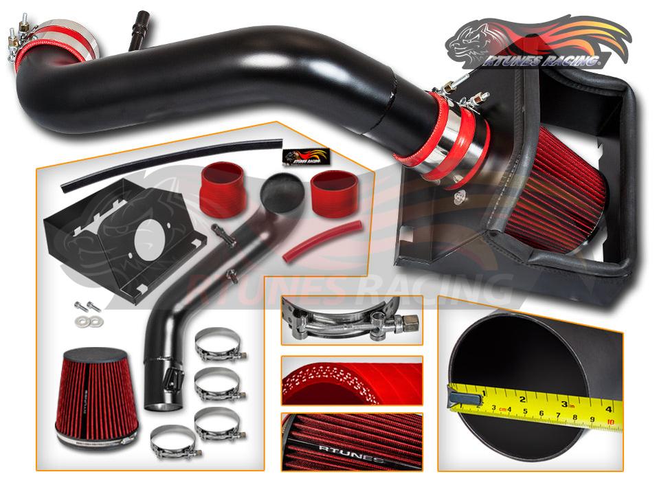 Heat Shield Air Intake Kit For 2011-2014 Ford F150 5.0L V8 | Rtunes Racing | RHI-FD-03BK