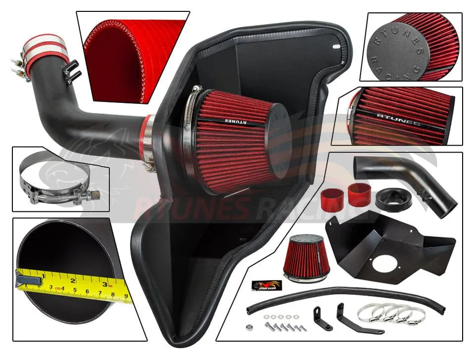 Heat Shield Intake For 15-17 Ford Mustang 3.7L V6 RHI-FD-07BK