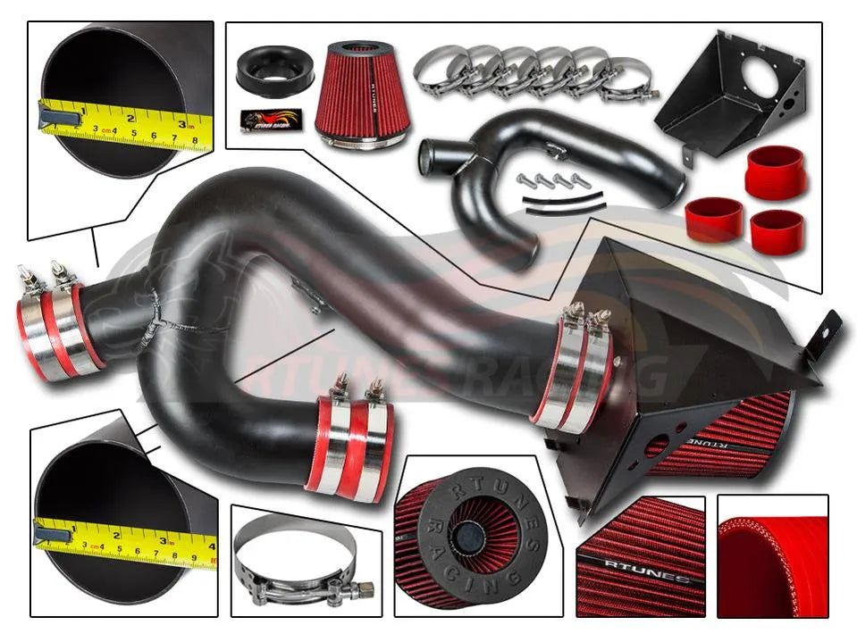 Heat Shield Intake For 12-14 Ford F150 3.5L V6 Ecoboost RHI-FD-08BK