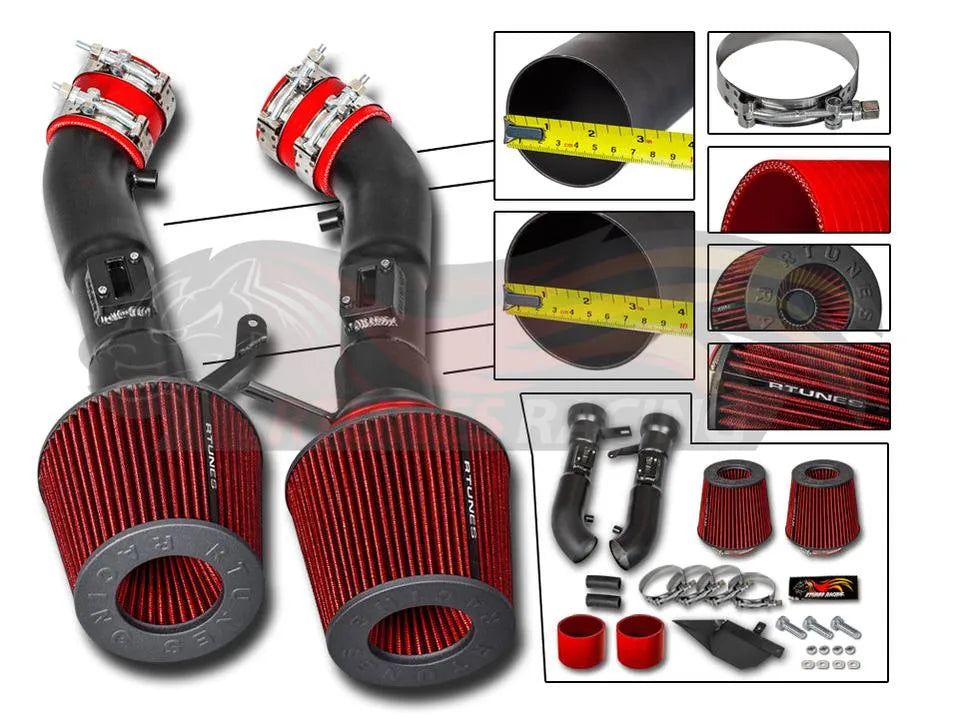 Heat Shield Intake For 09-20 Nissan 370Z /Infiniti 08-13 G37 /14-15 Q50 3.7 RHI-NS-01BK