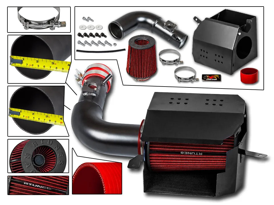 Heat Shield Intake For 13-20 Scion FR-S/Subaru BR-Z /12-20 Toyota 86 2.0L I4 RHI-SC-01BK