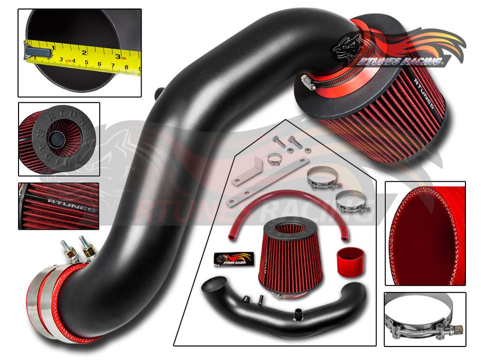 Short Ram Air Intake Kit For 2002-2006 Acura RSX Base 2.0L | Rtunes Racing | RSI-AC-06BK